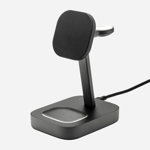 Mophie 4-in-1 Wireless Charge Stand StealthCharge Technology Black